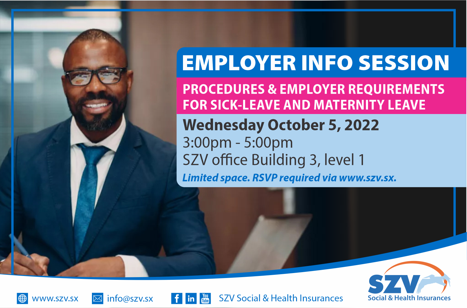 Employer Info Session: Procedures & Employer requirements for Sick-Leave and Maternity Leave 
